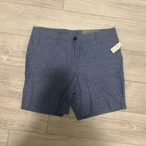 Talbots Navy Polka Dot Chino Shorts